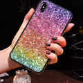 Comprar ahora: 40pcs Luxury rhinestone rainbow sequins glitter case for iphone 
