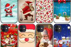 Comprar ahora: 50Pcs Cartoon Christmas Carnival Phone Cases for iPhone 14 13 12