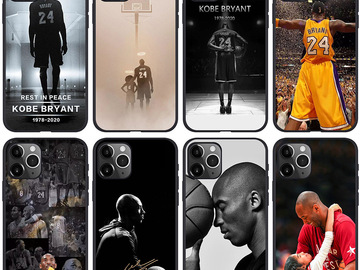 Comprar ahora: 100pcs basketball Lakers Black Mamba Kobe phone case for iPhone