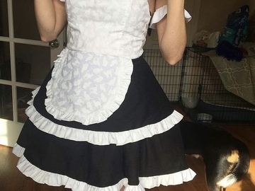 Selling with online payment: cat themed maid dress