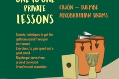 Offering services: Percussion lessons (4 sessions)