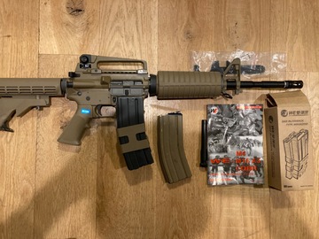 Selling: WE Open Bolt Full Metal M4 Airsoft Gas Blowback GBB Rifle