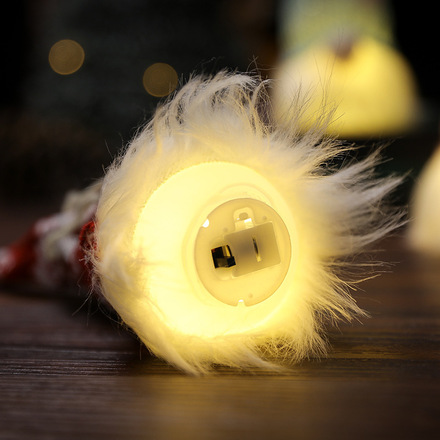 60pcs Christmas decoration pendant doll luminous ornaments