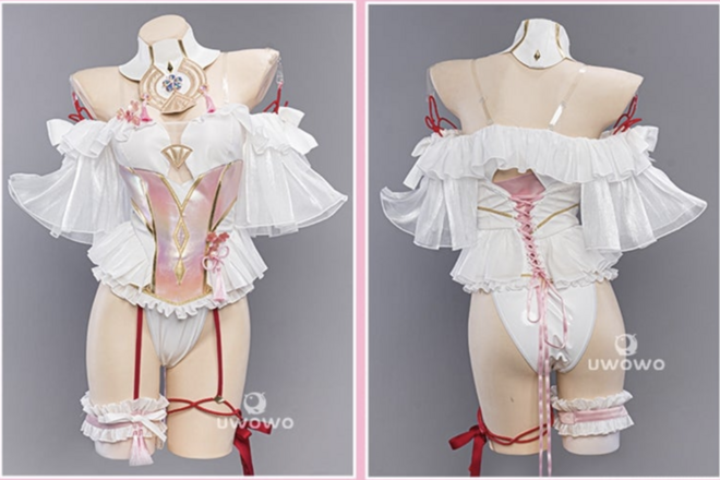 【Clearance Sale】[Last Batch]【In Stock】Exclusive Uwowo Genshin Impact Fanart Yae Miko Maid Dress Cosplay Costume