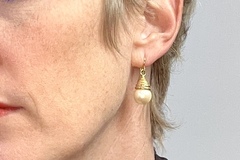 Selling: Golden Pearl Drop 90’s Earrings 