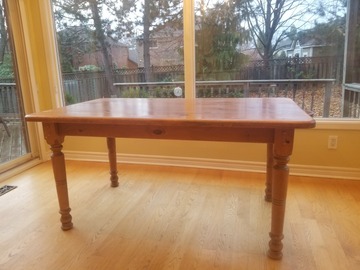Individual Sellers: Kitchen Wooden Table