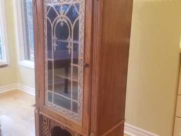 Individual Sellers: Antique Hand-Carved Wooden Cabinet
