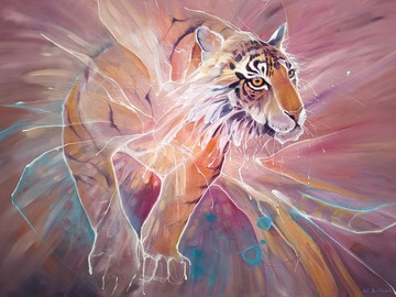 Sell Artworks: Tiger Materializing