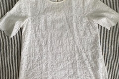 Selling: Cream broderie top