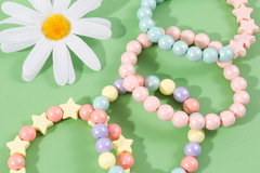Comprar ahora: 100pcs children's bracelet pearl acrylic beads bracelet
