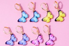 Buy Now: 32 Pairs of Trendy Colorful Butterfly Earrings