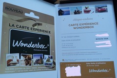 Vente: Carte Expérience Wonderbox (169,80€)