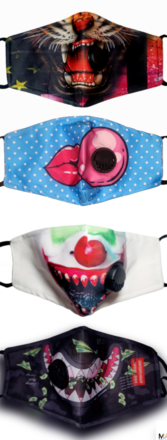 Air Breathing Valve Face Mask Cover