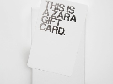 Vente: Carte Cadeau Zara (200€)