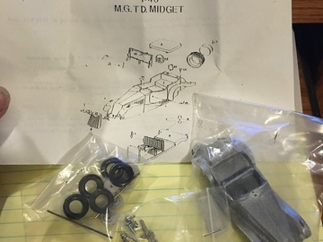 Selling with online payment: R.A.E. white metal kits MG  TD and TF both kits