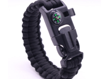 Buy Now: 40Pcs Multifunctional Survival Braided Rope Bracelet Outdoor Tool