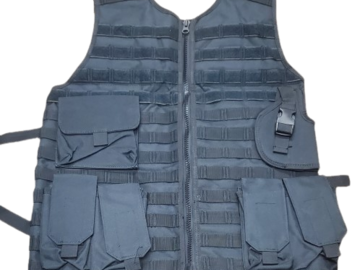 Liquidation & Wholesale Lot: Heavy Duty Tactical Vest – Full Molle System Front – Item #5704