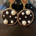 Comprar ahora: 10pairs of Acrylic Round Pearl Circle Earrings 