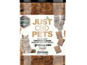  : JustCBD - CBD Pet Edible - Chicken Cat Treats - 100mg