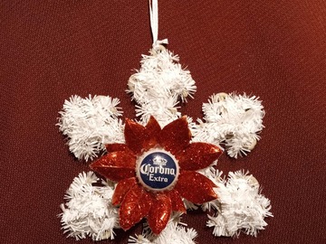 Buy Now: Large Beer Snowflake Ornament twelve (12) Random assortment 