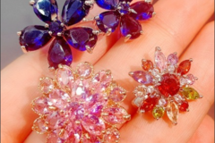Comprar ahora: 45Pcs Luxury Rhinestone Colorful Flower Brooch  Accessories