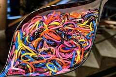 Comprar ahora: 19packs /19000pcs children's rubber band high elastic hair bands