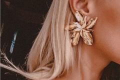 Comprar ahora: 40 Pairs Elegant Big Floral Drop Dangle Earring for Women 