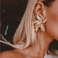 Comprar ahora: 40 Pairs Elegant Big Floral Drop Dangle Earring for Women 