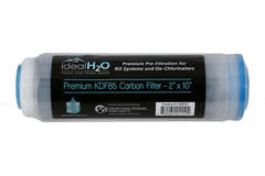  : Ideal H2O Premium KDF85 Carbon Filter - 2 in x 10 in