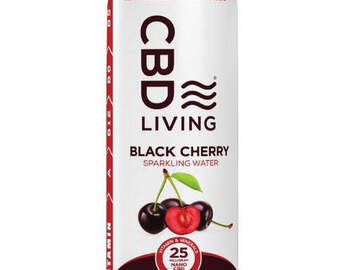  : Black Cherry Sparkling CBD Water by CBDLiving
