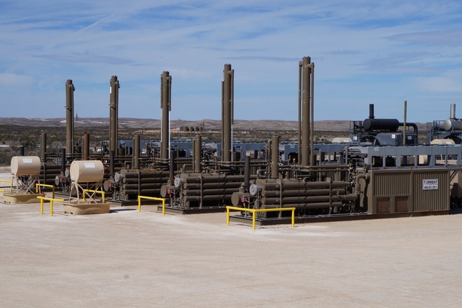 Gas Processing West of Orla, TX - Central Gathering Facility — Trunkline