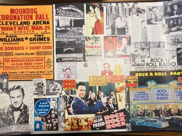 Selling with online payment: ALAN FREED CUSTOM TRIBUTE POSTER 