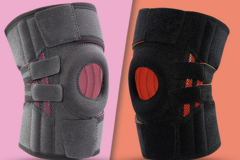 Comprar ahora: Sports Knee Pads With Adjustable Silicone Spring Loaded Support