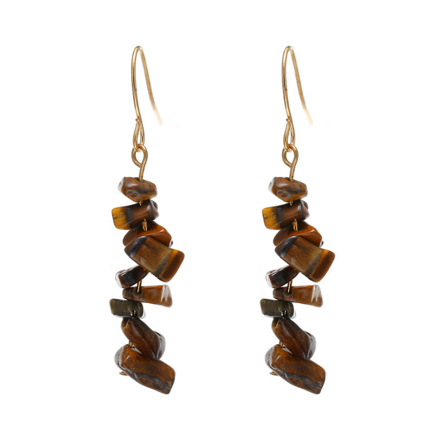 Crystal Stone New Natural Women's Earrings Fashion Jewelry 25 pcs