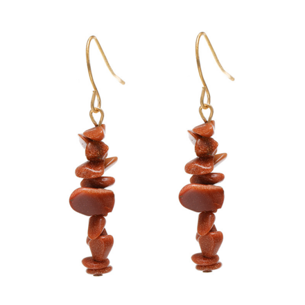 Crystal Stone New Natural Women's Earrings Fashion Jewelry 25 pcs