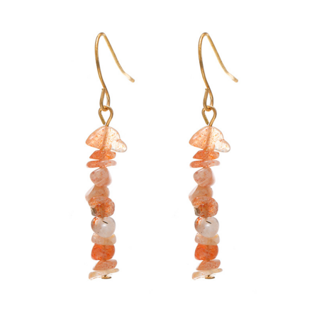 Crystal Stone New Natural Women's Earrings Fashion Jewelry 25 pcs