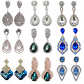 Comprar ahora: 30 Pairs Fashion Rhinestone Earrings Jewelry For Women