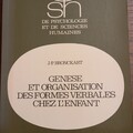 Vente: GENESE ET ORGANISATION DES FORMES VERBALES CHEZ L'ENFANT