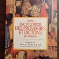 Vente: MINI ENCYCLOPEDIE DES PROVERBES ET DICTONS DE FRANCE