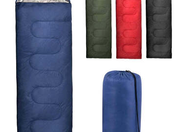 Buy Now: 20 Deluxe Sleeping Bags - 50°F - Assorted colors