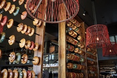Free | Book a table: The Meat & Wine Co Parramatta - Contemporary décor to work!