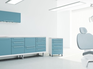 Nieuwe apparatuur: Zilfor meubel voor behandelkamer en sterilisatie