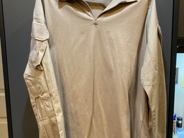 Selling: XL Tan Tactical Long Sleeve Shirt 
