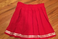 Selling with online payment: Red school uniform skirt