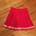 Selling with online payment: Red school uniform skirt