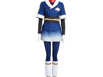 Selling with online payment: Game Legends Arceus Akari Cosplay Costume Outfits Halloween Carni