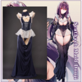 Selling with online payment: UWOWO Fate Grand Order/FGO Scathach Douji Ver. Maid Uniform Costu