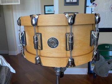 VIP Member: $550 OBO Taye Specialty snare 6.5 x 14 Maple signed by Ray Ayotte