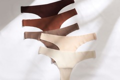 Comprar ahora: 12pcs One-piece ice silk underwear women's large size low waist