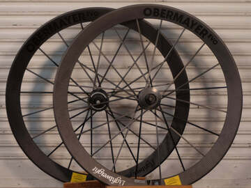 Selling with online payment: Lightweight Obermayer EVO Disc Tubeless Schwarz Edition Wheelset